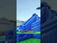 膨らませられる水滑り台