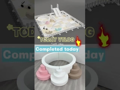 アウトドアダブルスライド カーブ付き 白色ソフトプレイ機器 プラスチックスライド 子供のプレイスライド