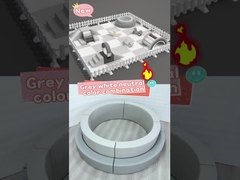 ソフトプレイエリア 子供 グレー&ホワイト ソフトプレイ機器 パーティーのゲーム パーティーのレンタル