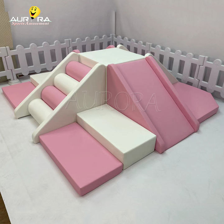 室内 子供 幼児 ソフトプレー 登山 装備 パーティーのためのピンク&ホワイトセット