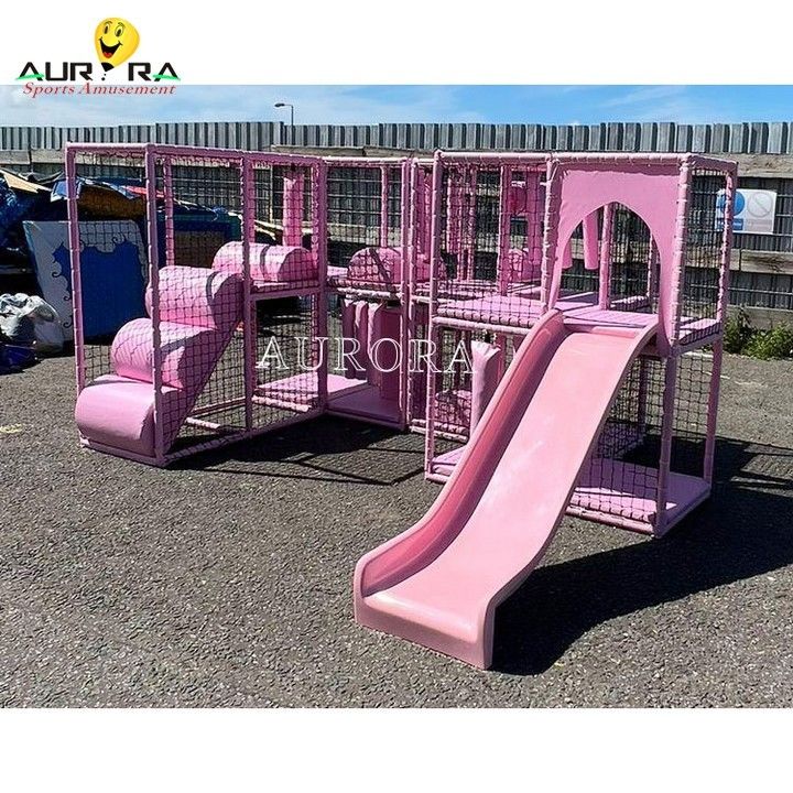 ソフトプレイ 遊び場 子供 室内 屋外 パステル ピンク 販売 感覚 部屋