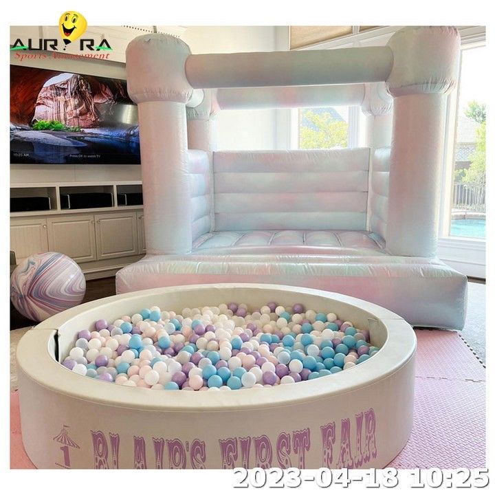 室内充電式 彩色の幼稚園 ソフトプレイ センターボール プールセット