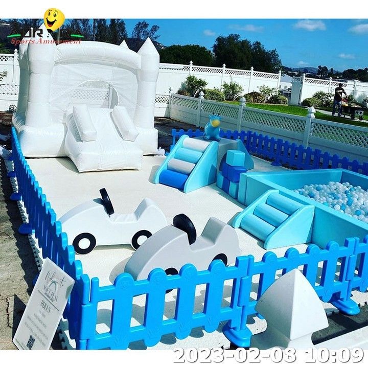 EN71 屋外用 膨らませられるソフトプレー機器 ボールピット ソフトプレイセット 子供 遊び 遊園地