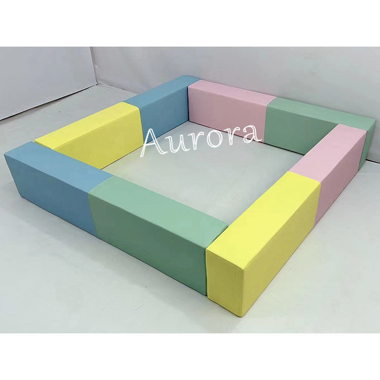 子供のためのソフトプレイトンネル ソフトプレイブロック ソフトプレイ機器 黄色 緑