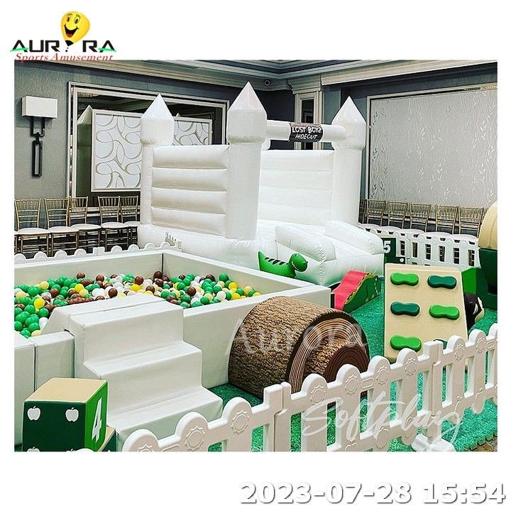 ソフトプレイセット 子供ソフトプレイ メリーゴー ラウンド 屋外遊び場 クライマーボールピット