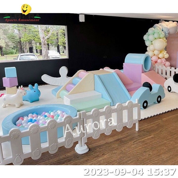 ホワイトソフト 遊び具セット パッケージ 中性色 ソフトアイテム 泡ブロック 子供