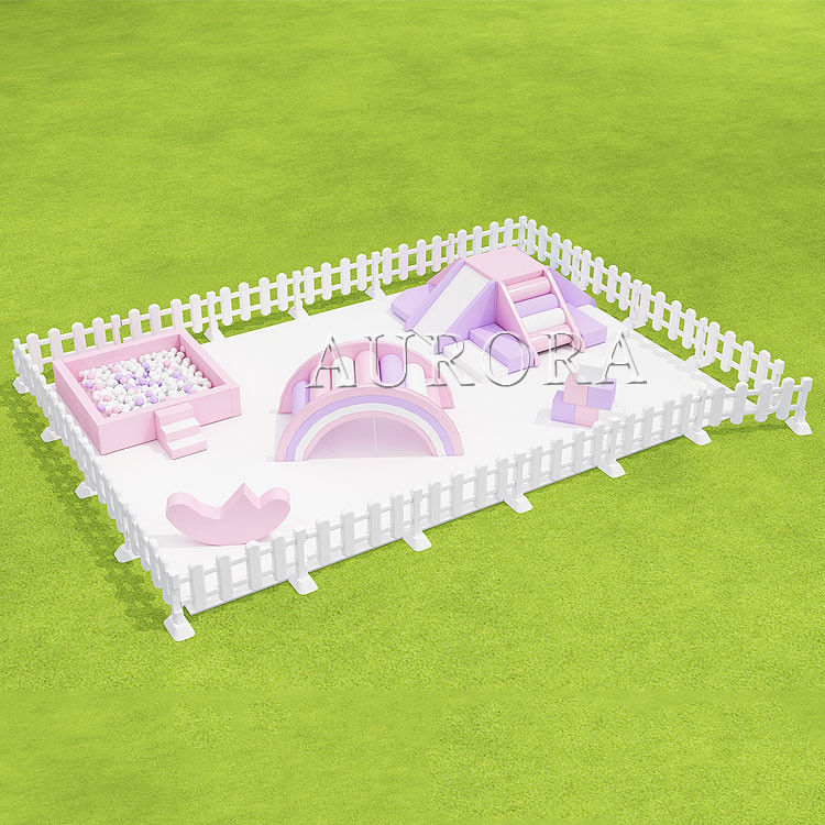 ソフトプレイ パッケージ クライミングブロック 青白 遊び具 パーティーのレンタルセット