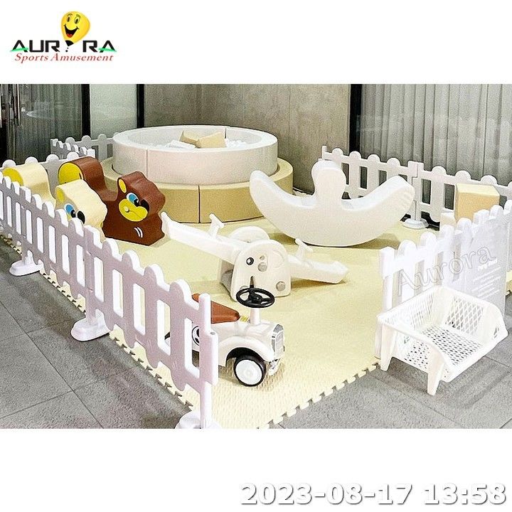 ピンクマット 彩色の四角球 プール レインボーブリッジ 花 ソフトプレー機器