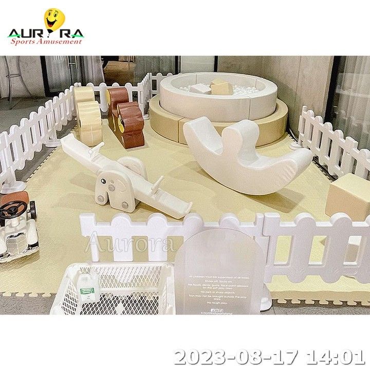 ピンクマット 彩色の四角球 プール レインボーブリッジ 花 ソフトプレー機器